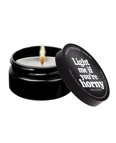 Light Me If You're Horny 2oz Massage Candle