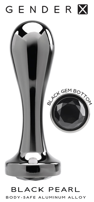 Gender X Black Pearl Butt Plug