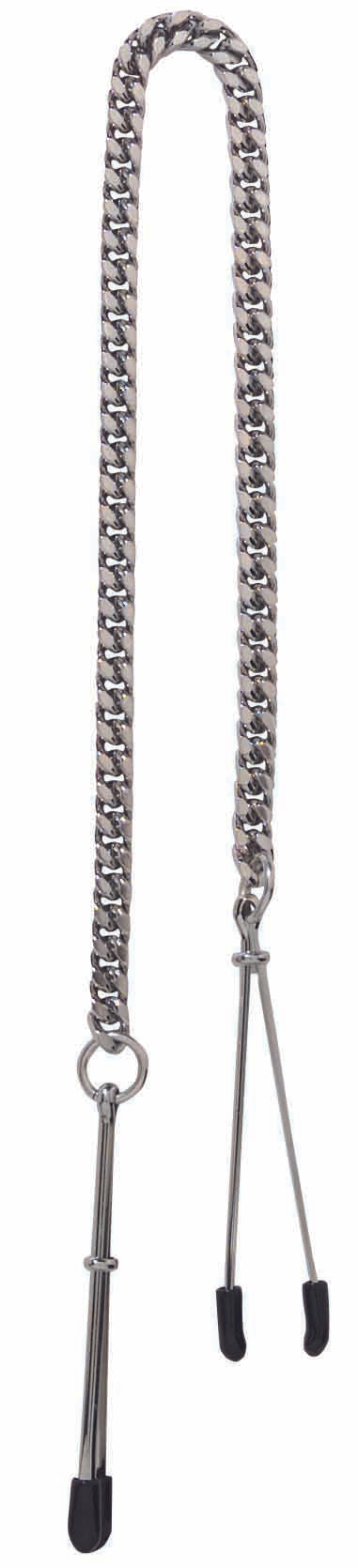 Adjustable Tweezer Nipple Clamps with Jewel Chain